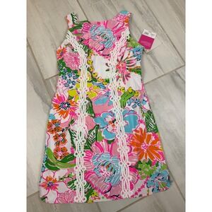 Lilly Pulitzer for Target 20th Anniversary Floral Lace Shift Dress Pink Size 6
